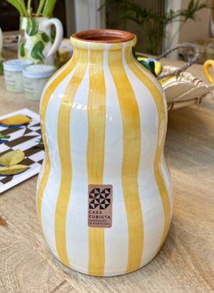 Gourd vase yellow