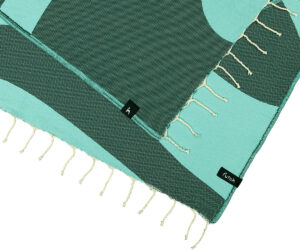 Beach towel green