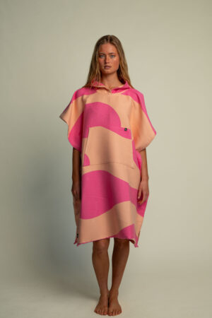 Pink surf poncho - Afbeelding 2