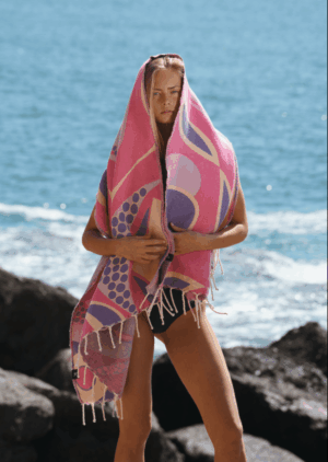beach towel collab wwf