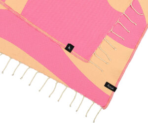 Beachtowel pink peach